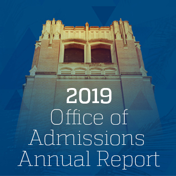 2019 Annual Report for the Office of Admissions