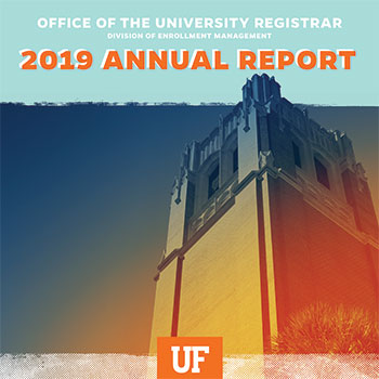 2019 Annual Report for the Office of the University Registrar